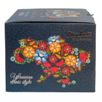 MonLasa - Gift set of gluten-free craft cookies “Greetings from Ukraine” in the style of Petrykivka without added sugar