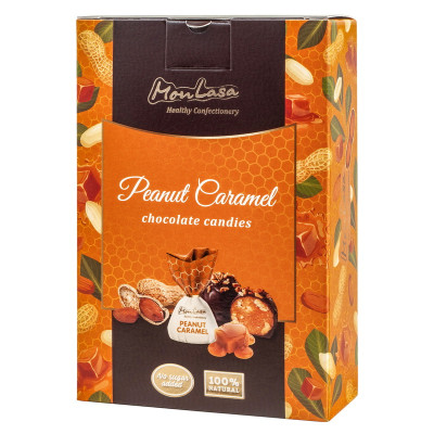 MonLasa - Chocolate Candies Peanut Caramel Candies 100g