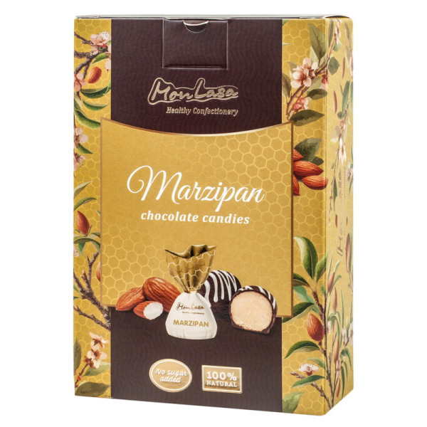 MonLasa - Шоколадні цукерки Марципан 100г