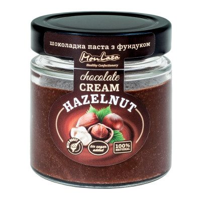 MonLasa - Шоколадная паста с фундуком без добавления сахара