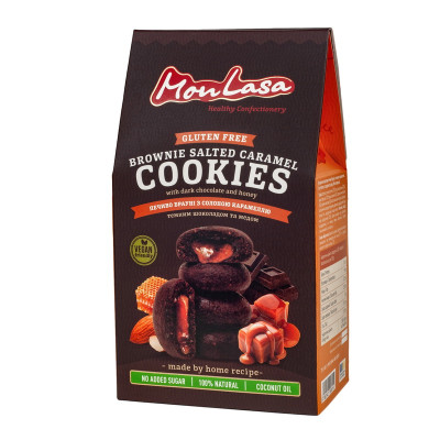 MonLasa - Brownie Salted Caramel Gluten free Cookies