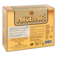 Чай чорний цейлонський дрібнолистовий AKBAR GOLD 100х2 г в пакетиках