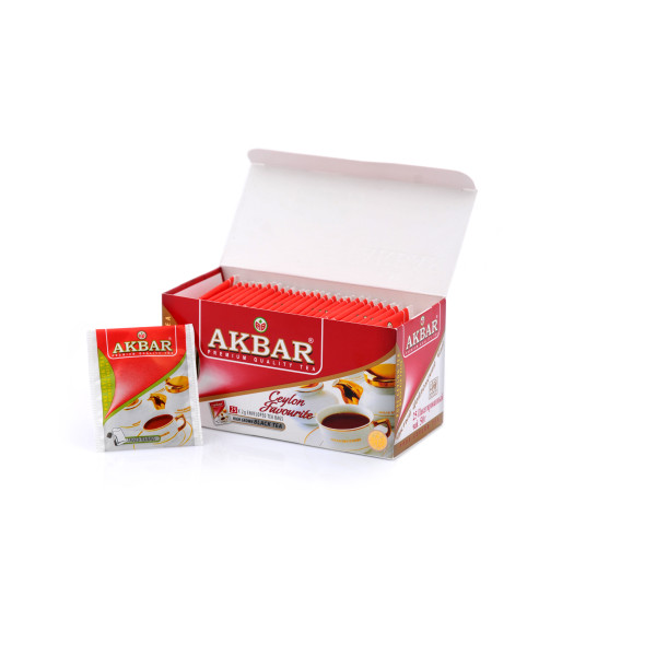Чай Akbar Black Tea пакетований 25x2гр