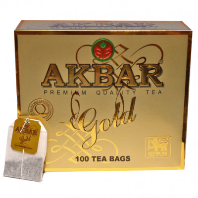 Чай Akbar Gold  пакетований 100x2гр