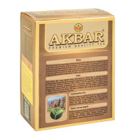 Чай чорний цейлонський крупнолистовий з маслом бергамоту AKBAR EARL GREY GOLD 80г 