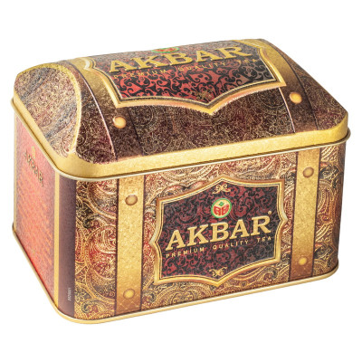 AKBAR STRAWBERRY CREAM leaf tea - black tea with strawberries and rose petals in a 250g box