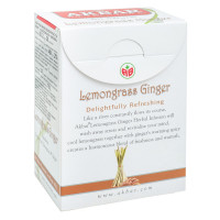 Чай трав'яний лемонграс та імбир в пірамідках AKBAR «LEMOGRASS GINGER» 20х2 г