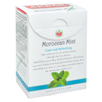 Чай трав'яний марокканська м`ята, кориця та шипшина в пірамідках AKBAR «MOROCCAN MINT» 20х1,5 г