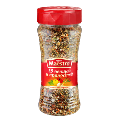 Red Hot Maestro - Приправа 15 овочів та прянощів, банка 200гр