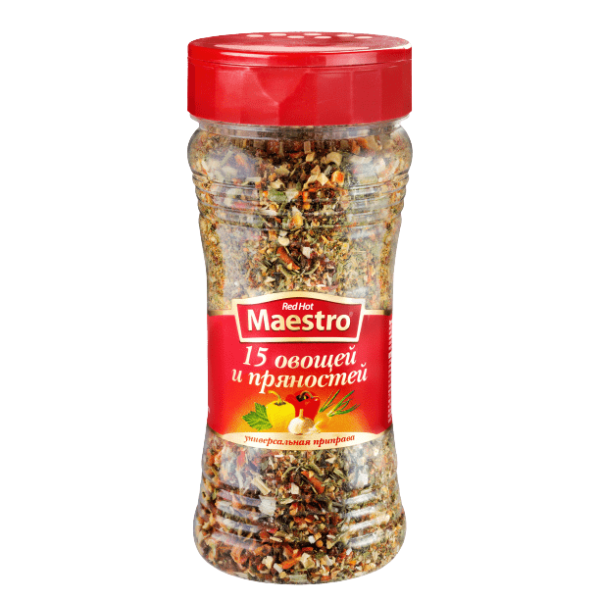 Red Hot Maestro - Приправа 15 овочів та прянощів, банка 200гр